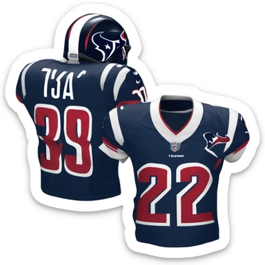 Houston Texans football jerseys  sticker