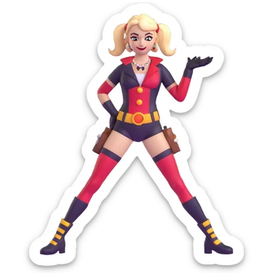 Harley Quinn from DC Comics sticker