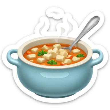 create soup bolw sticker