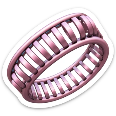 pink metallic spring  sticker