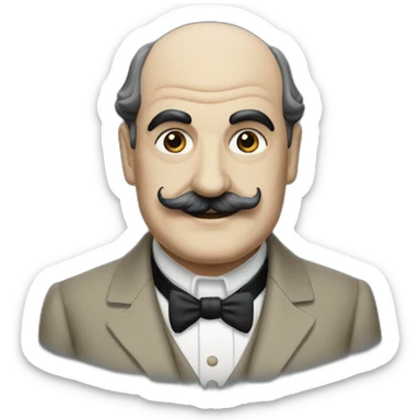 Poirot sticker