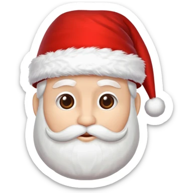 gorro do papai noel, apenas o gorro, sem nenhum rosto  sticker