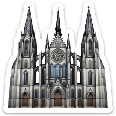 cologne cathedral sticker