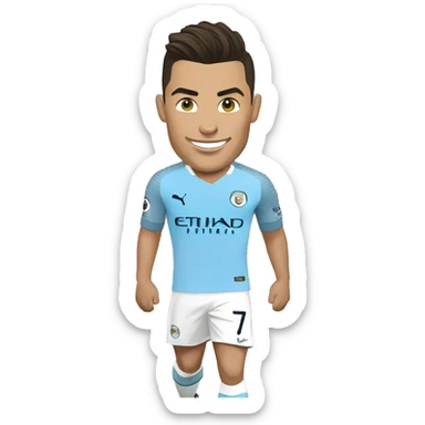 Cristiano Ronaldo in Manchester city sticker