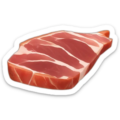 jamón ibérico de bellota sticker