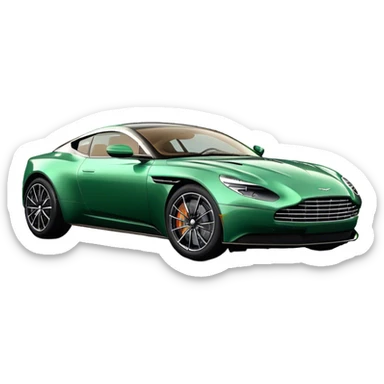 Aston Martin DB11 - Aston Martin (Model Year: 2022) (Iconic colour: Green) sticker