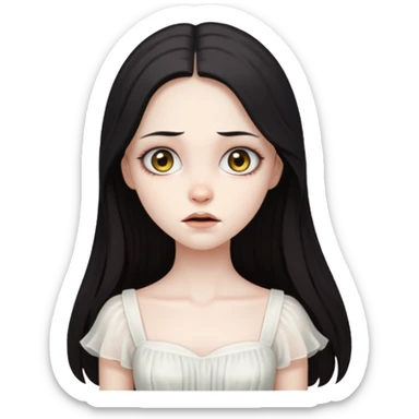 Samara in the ring movie sticker