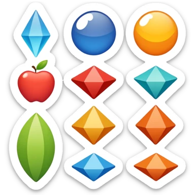 png image of something passing to complex into a simple         (create a simple image) sticker