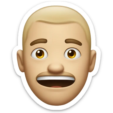 Mad person with realy big tears while sticking his tougnue out sticker