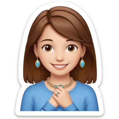 Charm Bracelet Girl sticker