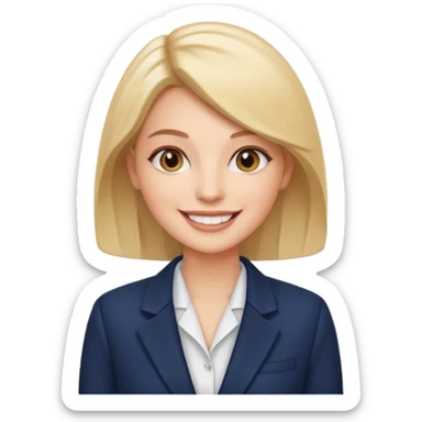 marketing expert women in cosmetics industry sticker