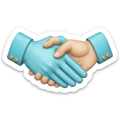 make it the exact hex color of A8F2F9, the last picture the handshake emoji sticker