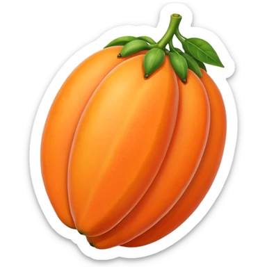 a full Papaya without any opening  sticker