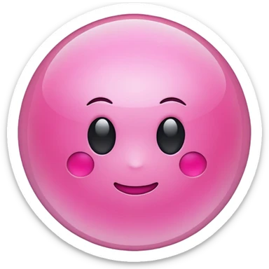 pink coloured viral cell sticker