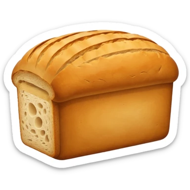 loaf of bread with D'Italiano packaging sticker