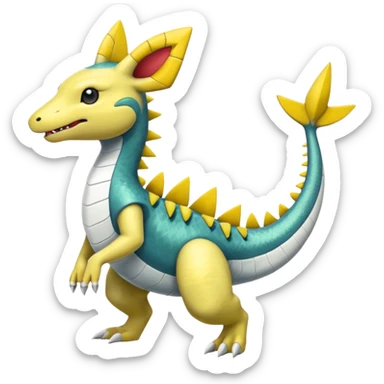 Gabite-Ampharos-Sharpedo-Rhypherior-Sceptile-fusion sticker