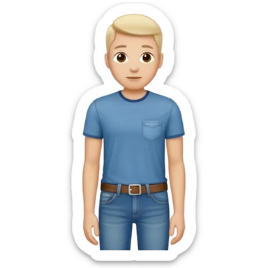 Use the following image but change the clothes to jeans and shirts sticker