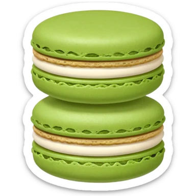 Green Macaroon sticker
