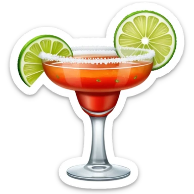Spicy tajin rim mezcal margarita sticker