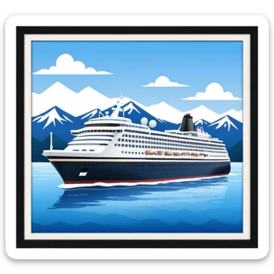 Alaska cruise sticker