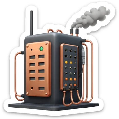 exploded substation sticker