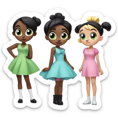 Powerpuff girls sticker