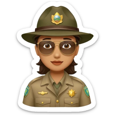 Park ranger sticker