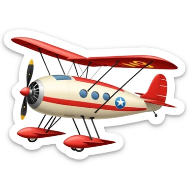 1900 earliest flyer airliner flying for the first time observation deck for passengers long quadruple winged  sticker