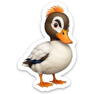 Dutch Hookbill Duck sticker