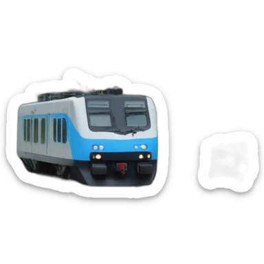 Un train arrive à Besançon sticker