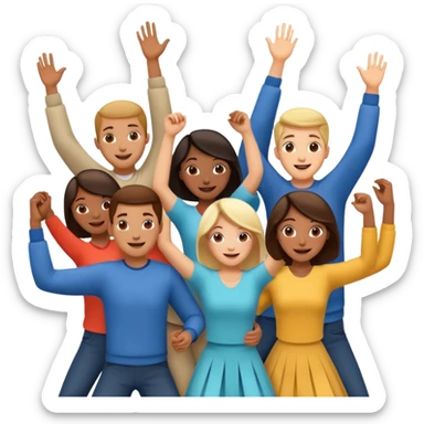 I want an emoji with people making a “horă” sticker