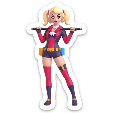 Harley Quinn sticker