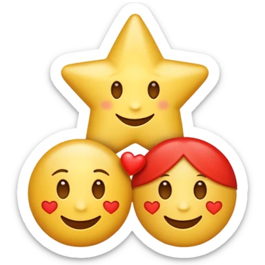 I want a single combined emoji “logo” rather than separate emojis. Since emojis themselves are separate characters, the closest we can do is stack them visually into one line or use zero-width joiners (ZWJ) for some emojis sticker