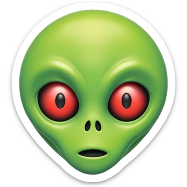 Acid blooded Alien sticker