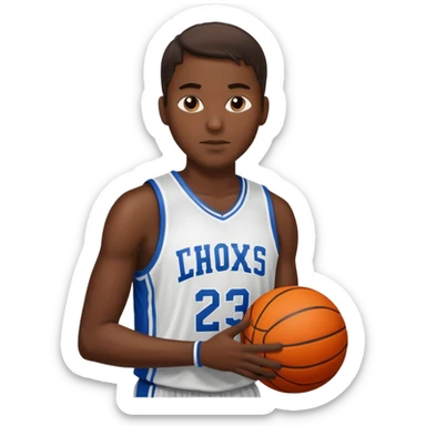 basketball star sticker
