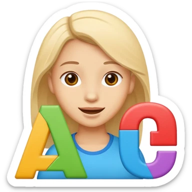 the word 'Silah' in apple-style emoji, each letter a different color, cheerful expression sticker