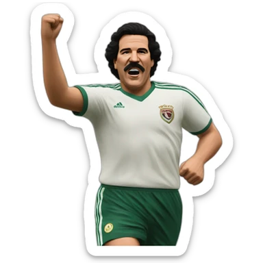 pablo escobar goal celebration sticker