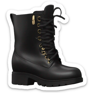 Givency black botes  sticker