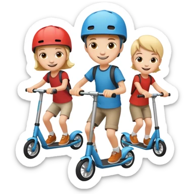 Youth & Scooters sticker