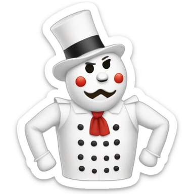 Bonhomme qui rigole sticker