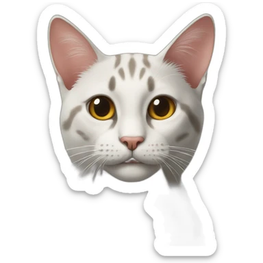 cat cray sticker