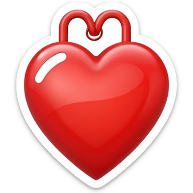 heart with addition sign on it sticker