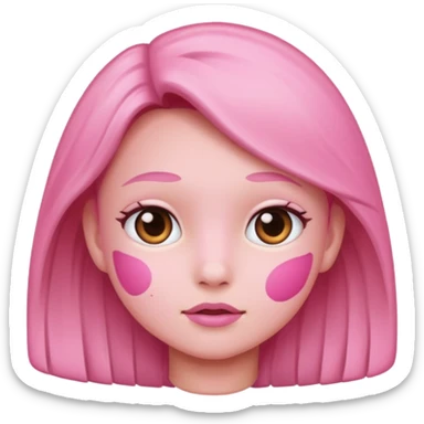 kids in pink sticker