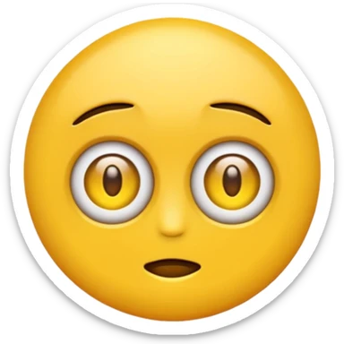 Emoji amarillo mordiéndose la uña (😊+💅)no se esta mordiendo la uña sticker