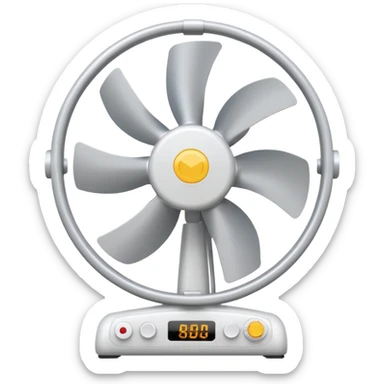 electric fan sticker