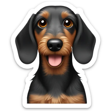 Wirehaired Dachshund sticker