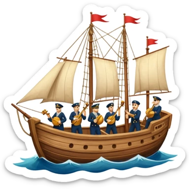 ship as Musicians sticker