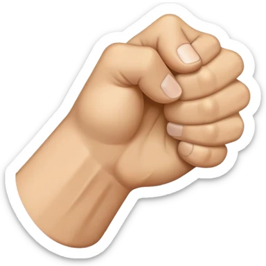 fist bump sticker