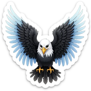 I would like to create unique wings I can use in my poem titles for the Archangels: Lucifer, Michael, Gabriel, Raphael, and Uriel. Please only include the WINGS. sticker