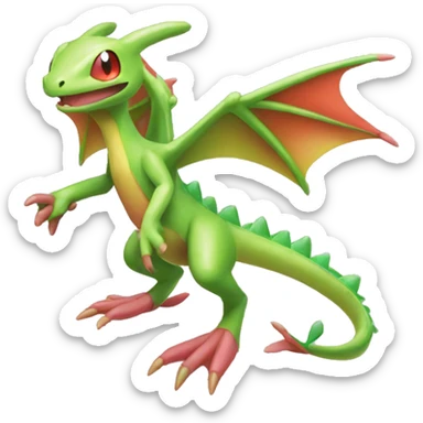 Full body shiny Flygon-grovyle sticker
